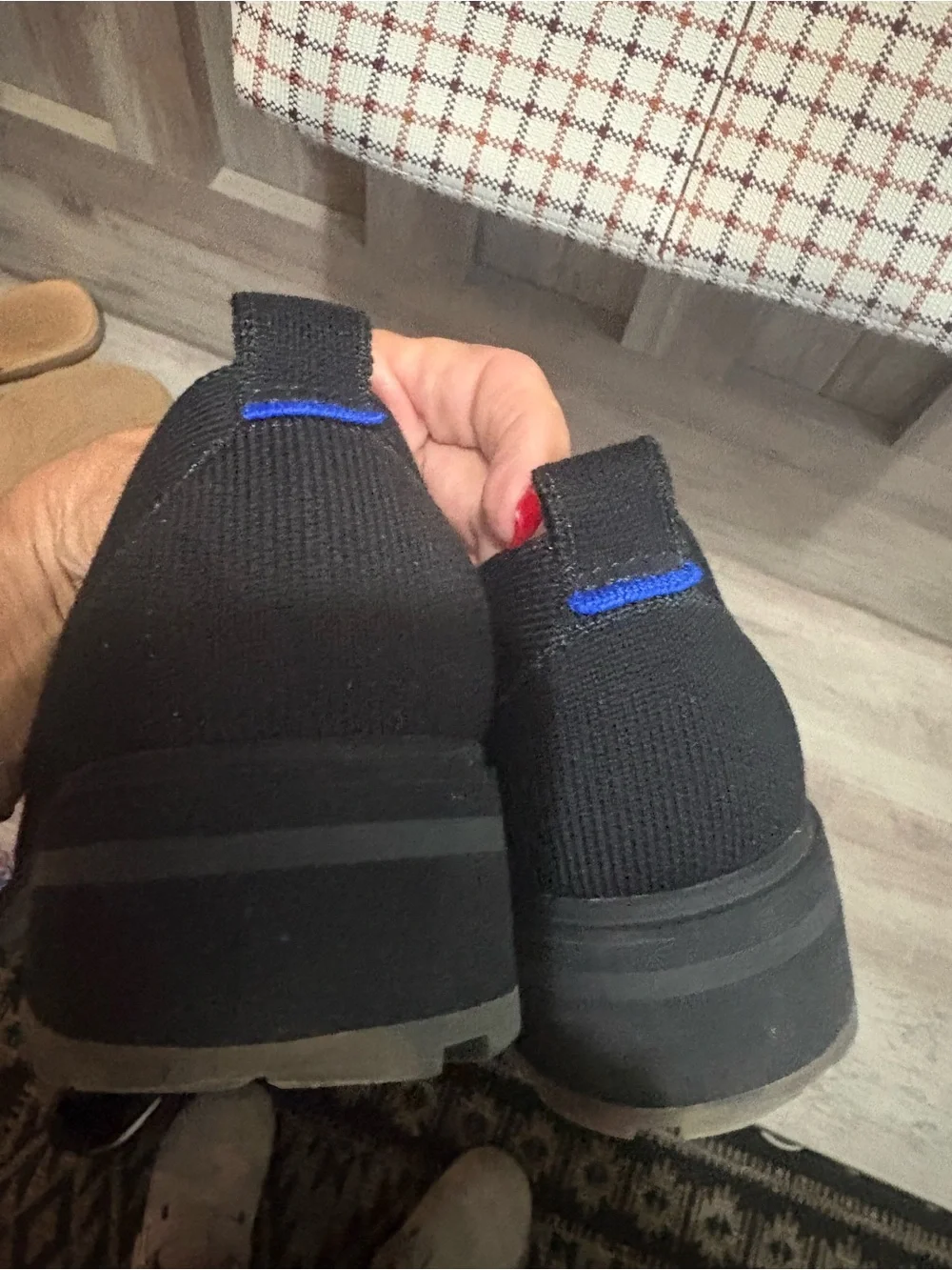 Rothy’s The Lug Loafer EUC Onyx Black